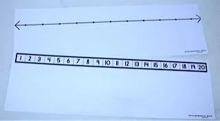 1-20 Two-sided Number Path/ Line