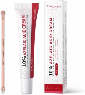 10% Azelaic Acid Cream with Pimple Popper Tool – Clear Acne & Soothe Skin Irritation – Gentle & Effective Formula for Blemish Control, Redness Relief – 1 fl oz / 30 ml (10%)