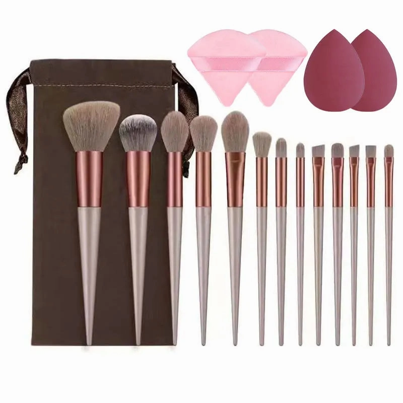 13Pcs Soft Fluffy Makeup Brushes Set