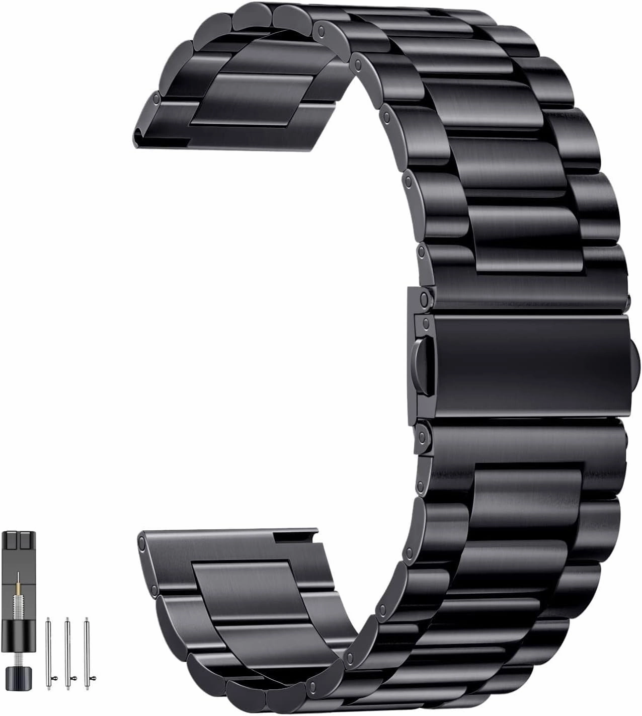 14/16/18/20/22mm Metal Watch Band, Stainless Steel Quick Release Strap for Men Women