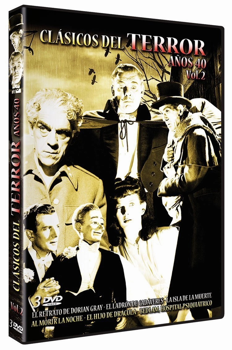 1940s Horror Classics (Volume 2) ( The Picture of Dorian Gray / The Body Snatcher / Isle of the Dead / Dead of Night / Son of Dracula / Bedlam ) [ NON-USA FORMAT, PAL, Reg.0 Import - Spain ]
