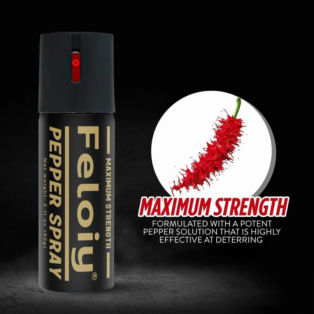 1 to 4 Bottles - Portable Pepper Spray - 16 feet Range, Suitable for Men and Women, Protect Your Safety at Any time