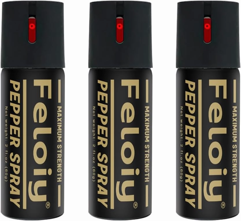1 to 4 Bottles - Portable Pepper Spray - 16 feet Range, Suitable for Men and Women, Protect Your Safety at Any time