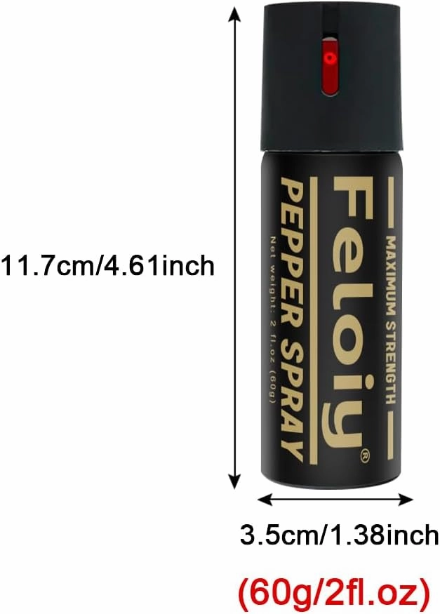 1 to 4 Bottles - Portable Pepper Spray - 16 feet Range, Suitable for Men and Women, Protect Your Safety at Any time