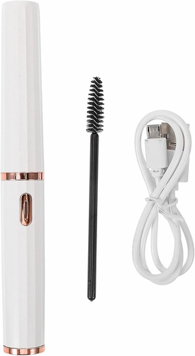 1set Portable USB Rechargeable Heated Eyelash Curler Temperature Electric Eye Curler for Effortless Curling Safe Convenient Use Lightweight Design for Easy Handling