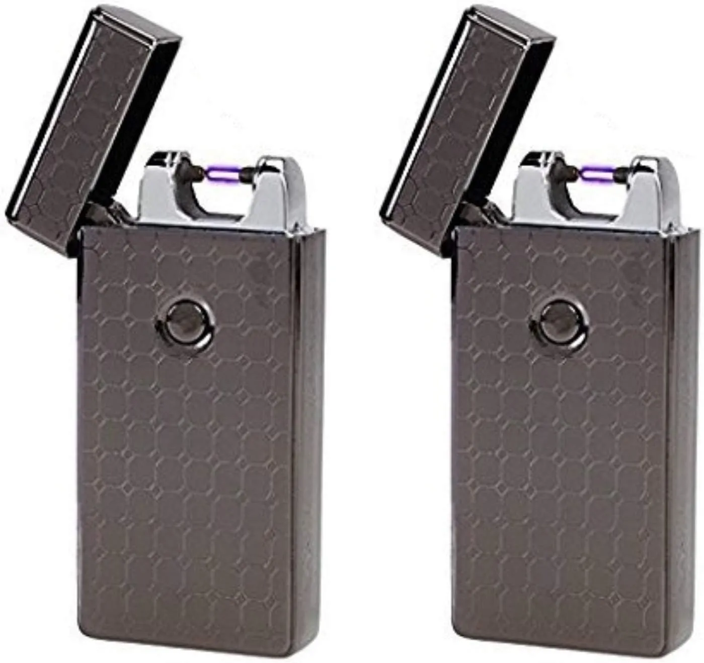 2 Pack - Rechargeable Flameless Plasma Beam Lighter - Electric - Plasma - Splashproof - Windproof