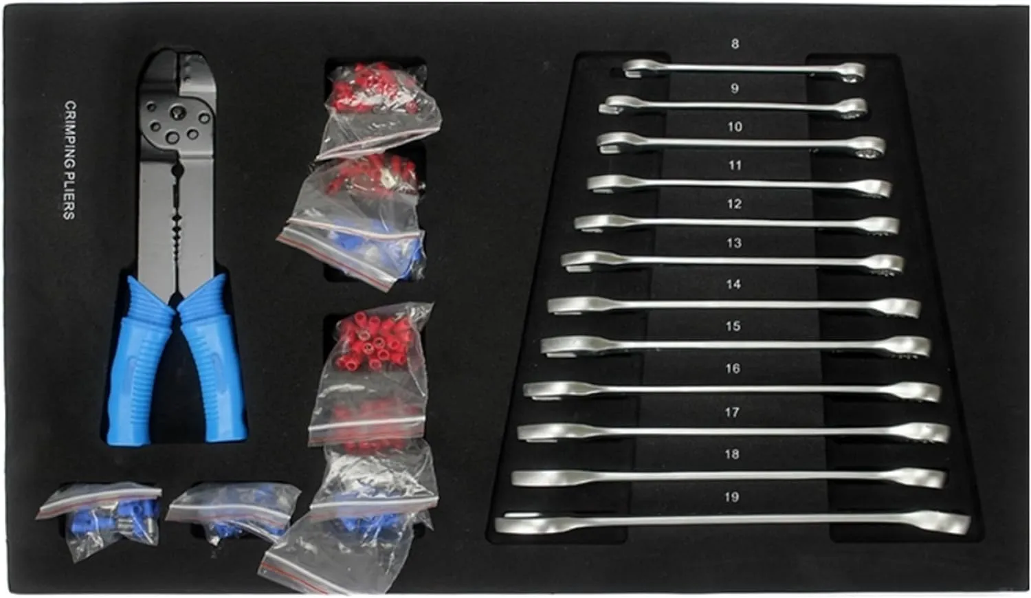 238pcs Mechanic Tool Set With Cart, Rolling Box, Socket Wrench, Ratchet, Plier, Screwdriver - Kit Organizer for Workshop and Home, Blue