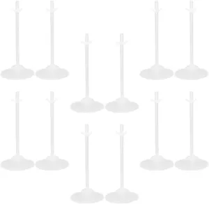 24pcs Doll Display Stands for Boys and Girls Small Doll Stands Sturdy Base for Action Figures