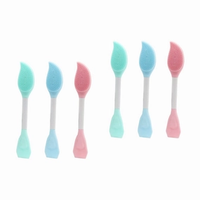 2sets 2-in-1 Clay Mask Brush Skin Care Mask Applicator Tool Set 3pcs*2 Random Color