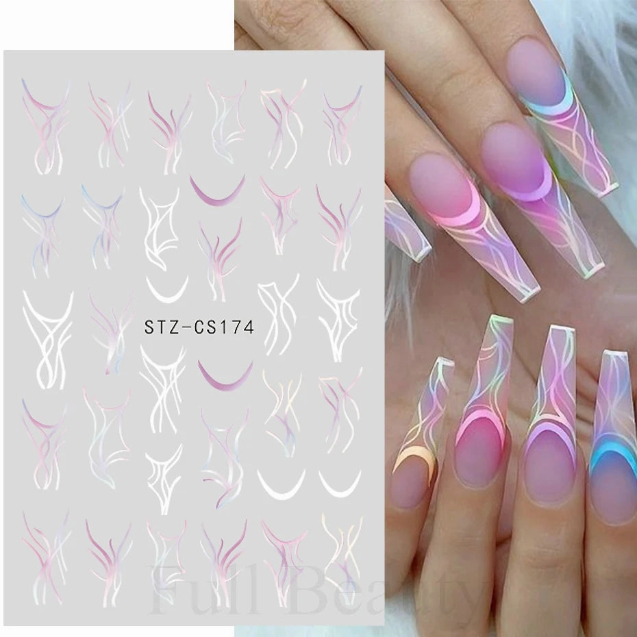 3D Kawaii Dinosaur Nail Stickers Cartoon Anime Animal Self-adhesive Decal Cute Design Sliders Manicure Decoration Accessories