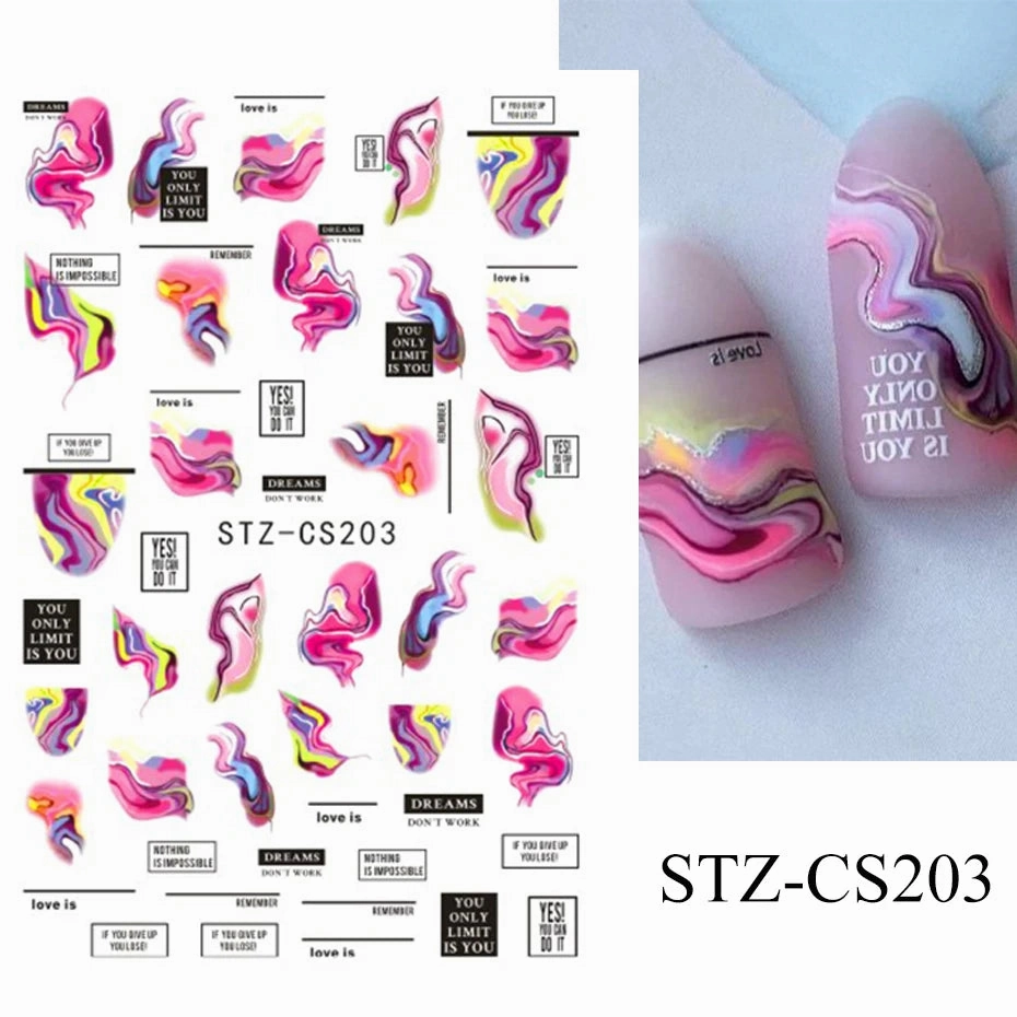 3D Kawaii Dinosaur Nail Stickers Cartoon Anime Animal Self-adhesive Decal Cute Design Sliders Manicure Decoration Accessories