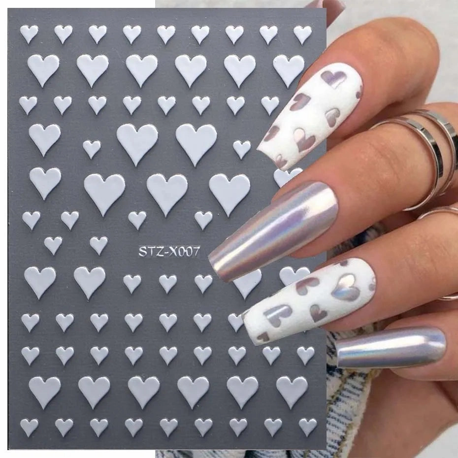 3D Kawaii Dinosaur Nail Stickers Cartoon Anime Animal Self-adhesive Decal Cute Design Sliders Manicure Decoration Accessories