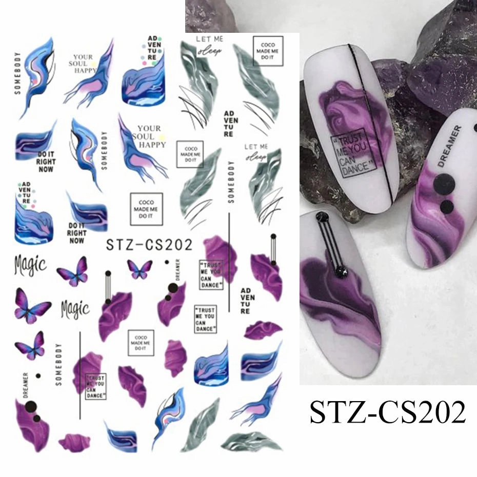3D Kawaii Dinosaur Nail Stickers Cartoon Anime Animal Self-adhesive Decal Cute Design Sliders Manicure Decoration Accessories