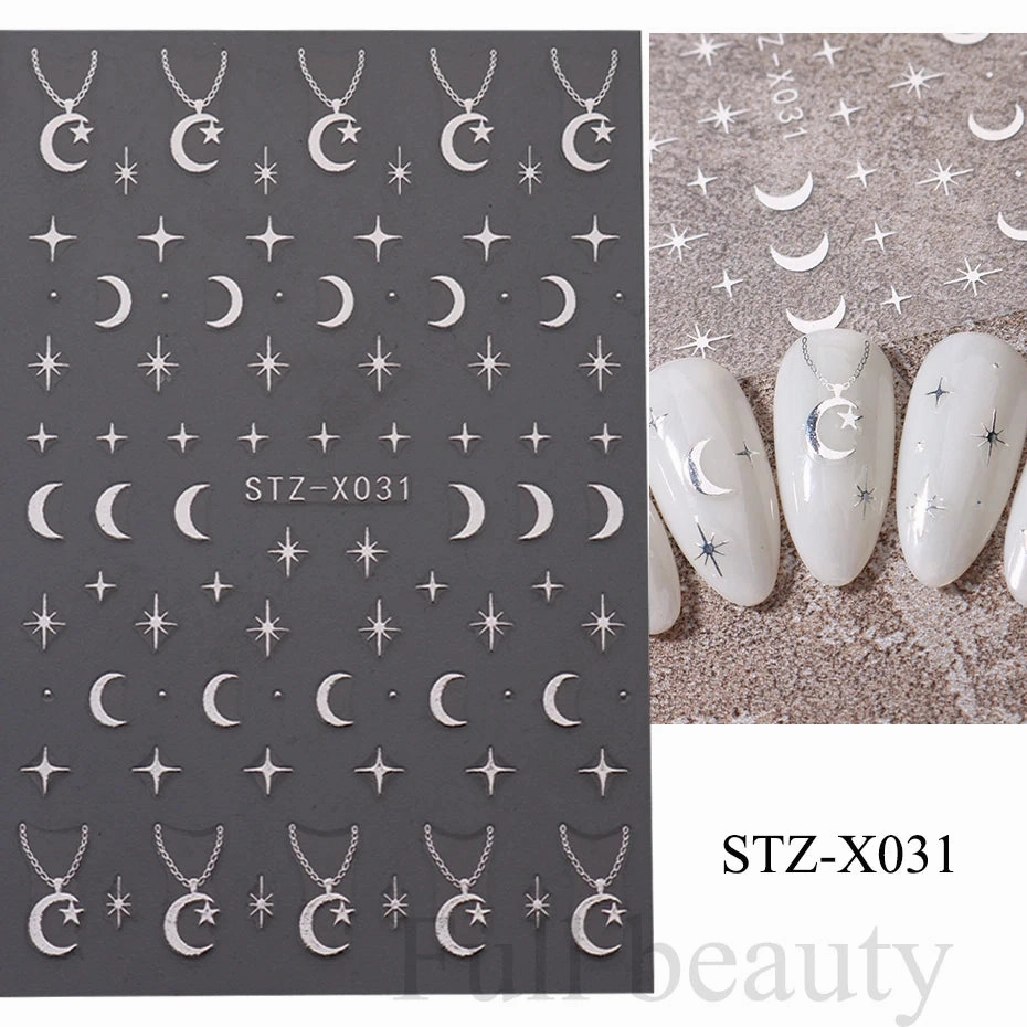 3D Kawaii Dinosaur Nail Stickers Cartoon Anime Animal Self-adhesive Decal Cute Design Sliders Manicure Decoration Accessories