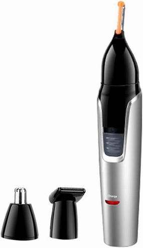 3In1 Rechargeable Nose Trimmer Beard Trimer for Men Micro Shaver Eyebrow Nose Hair Trimmer for Nose and Ear Cleaner Grooming Set