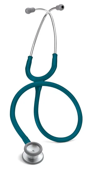 3M Littmann Classic II Pediatric Stethoscope, 2119, Stainless Steel Chestpiece, 28" Caribbean Blue Tube