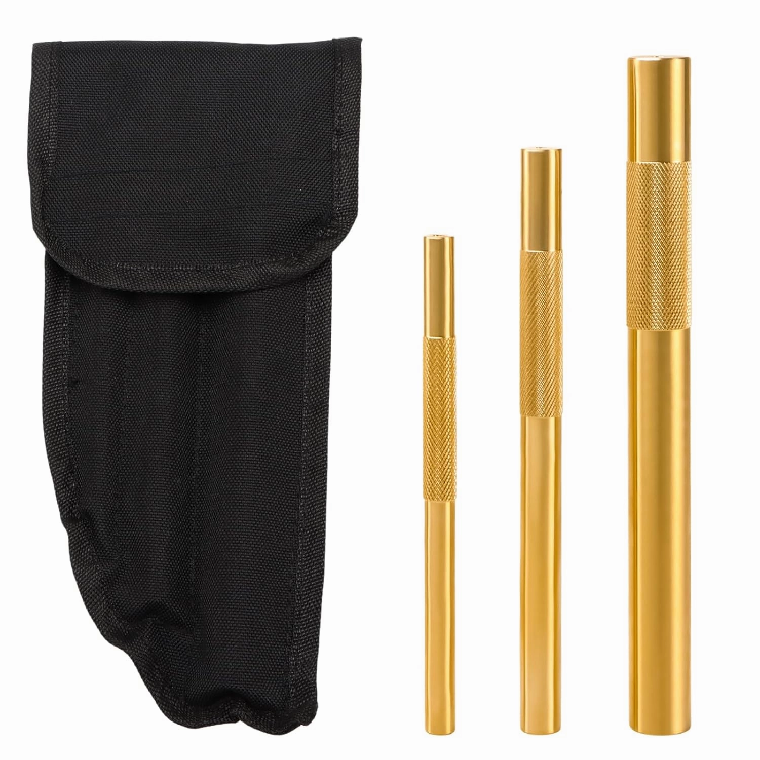 3PCS Brass Pin Punches, Brass Punch Set, Non-Sparking Brass Drift Punch Tool, 3/8″ 1/2″ 3/4″ Brass Punch Hand Tool, Drift Pin Set for Vehicles and Home Use