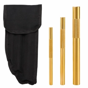 3PCS Brass Pin Punches, Brass Punch Set, Non-Sparking Brass Drift Punch Tool, 3/8″ 1/2″ 3/4″ Brass Punch Hand Tool, Drift Pin Set for Vehicles and Home Use
