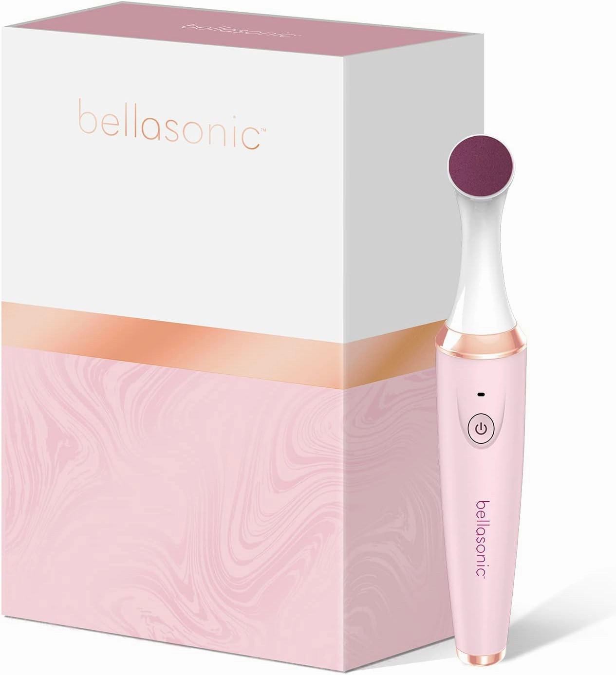 4-in-1 Rechargeable Electric Nail File Set with Travel Pouch – Unique Oscillating Head – Shape, Smooth, Buff & Shine Nails – Remove Cuticles & Calluses (Pink/Pink Metallic)