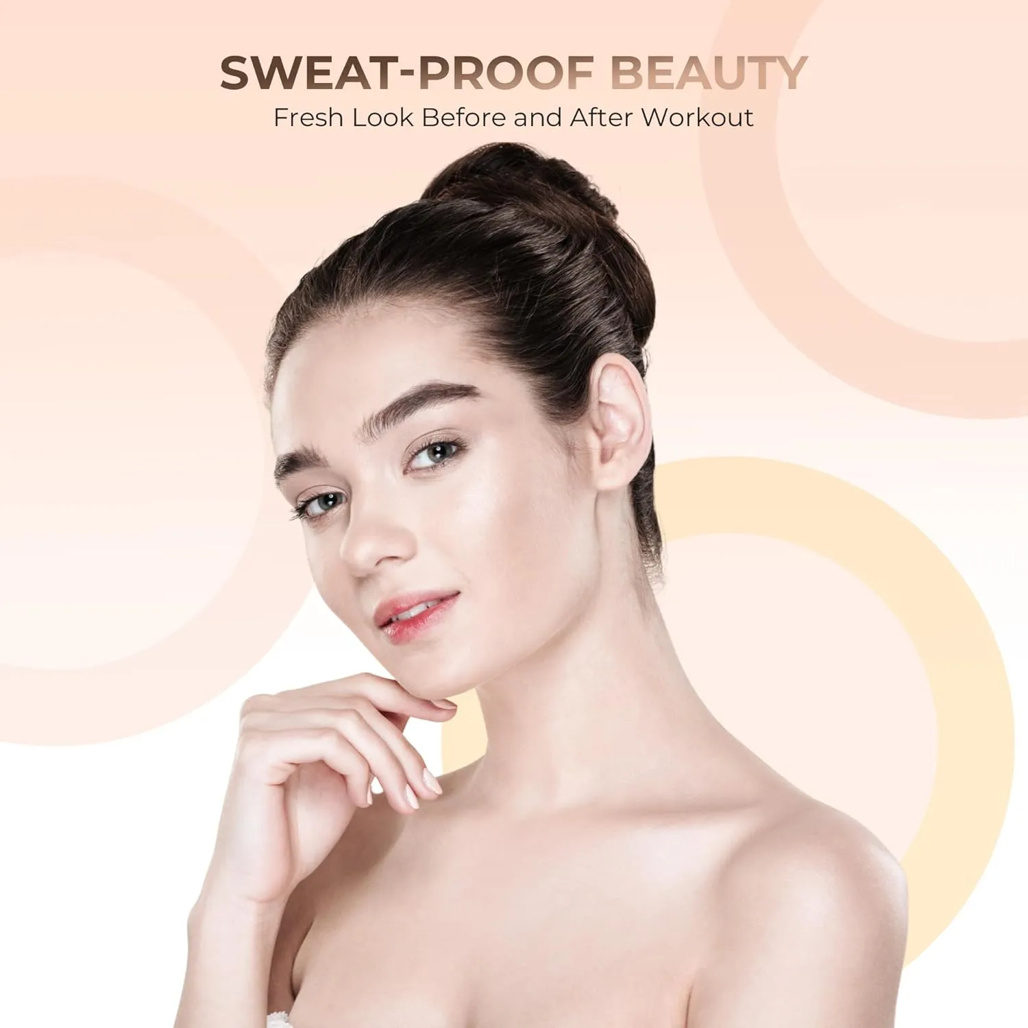 4pc (LIGHT) KIT w/KABUKI BRUSH Mineral Makeup Matte Loose Powder Foundation Concealer Blush Long Lasting Bare Face Cosmetics