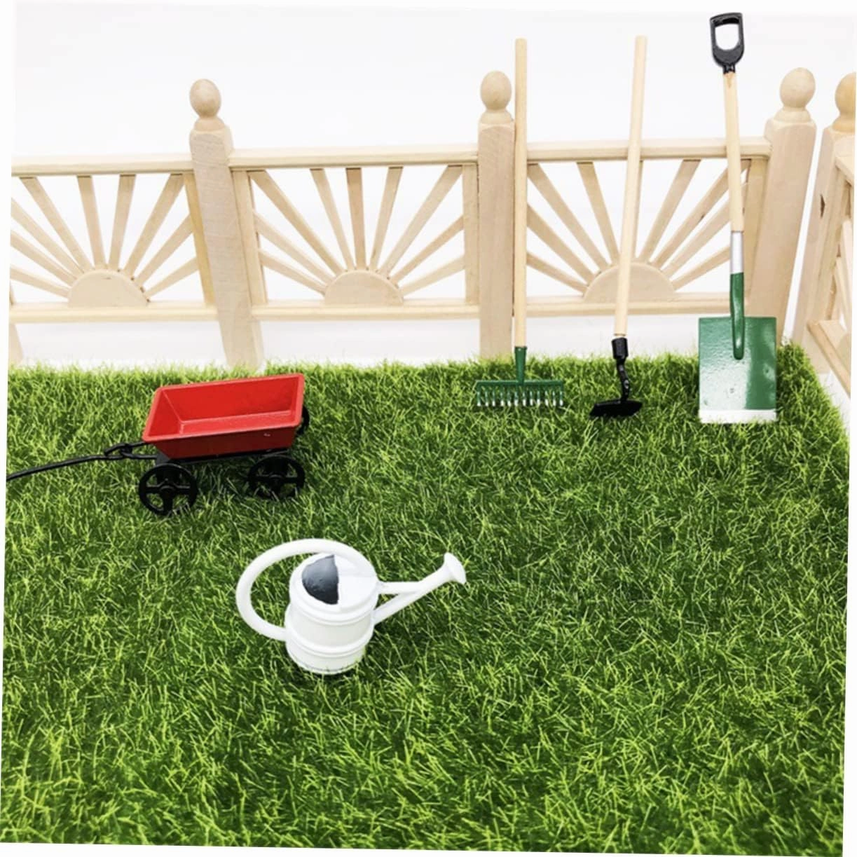 5 Sets Scale Dollhouse Decor for Mini Gardening Tool Kit Safe Materials Enhance Imagination Hands Skills
