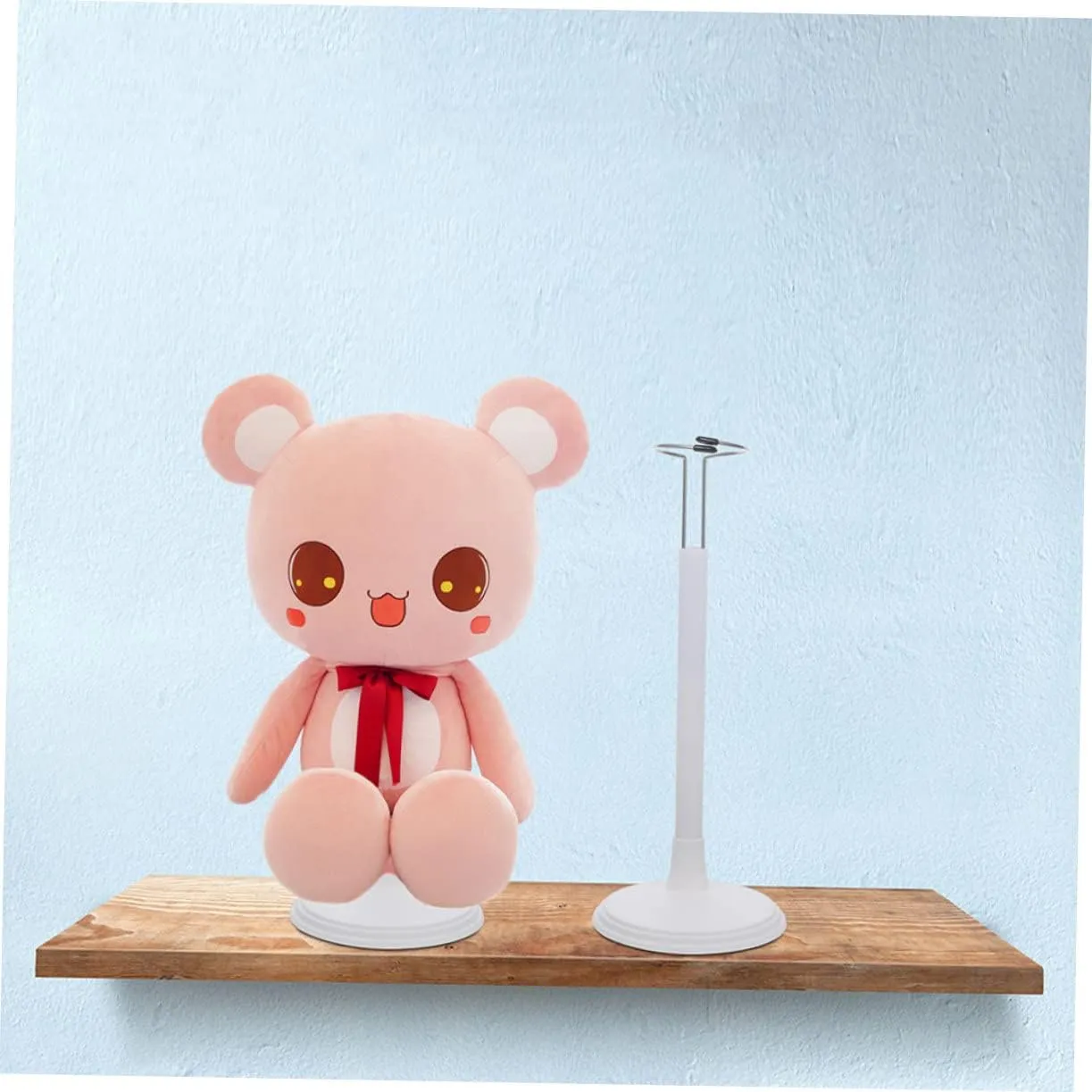 5pcs Doll Displaying Stand Action Figure Stands Simple Rack for Dolls Flat Bottom Stable