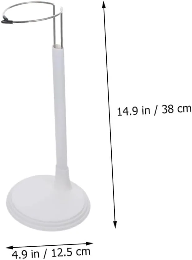 5pcs Doll Displaying Stand Action Figure Stands Simple Rack for Dolls Flat Bottom Stable