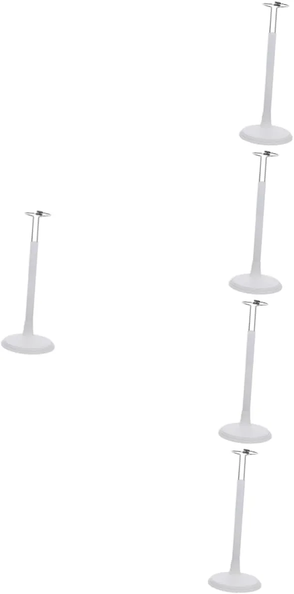 5pcs Doll Displaying Stand Action Figure Stands Simple Rack for Dolls Flat Bottom Stable
