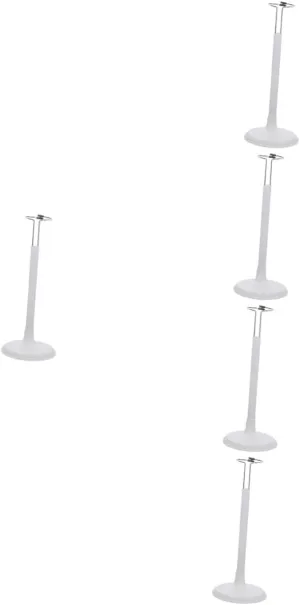 5pcs Doll Displaying Stand Action Figure Stands Simple Rack for Dolls Flat Bottom Stable