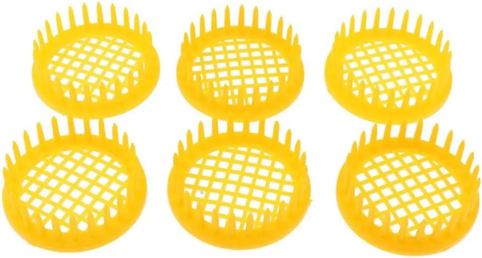 6Pcs King Bee Cages Queen Bee Cage Beehive Buckle Cover Beekeeping