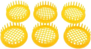 6Pcs King Bee Cages Queen Bee Cage Beehive Buckle Cover Beekeeping