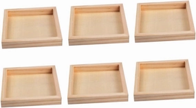 6pcs Puzzle Accessory Tray for Block Puzzles Safe and Sturdy Design for Display and Organization
