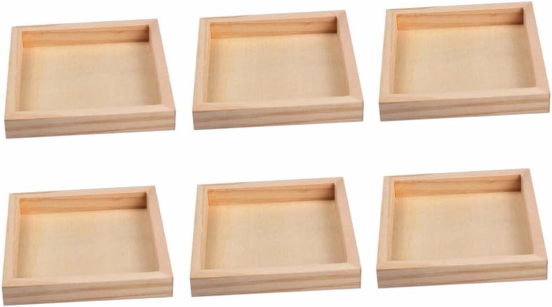 6pcs Puzzle Accessory Tray for Block Puzzles Safe and Sturdy Design for Display and Organization