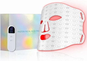 7 Colors Red Light Mask Infrared Therapy Face Mask with Remote Skin Care at Home 264 Light Beads