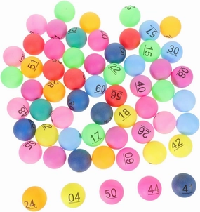 80pcs Multicolored Plastic for Raffles Parties Events Quality for Fair Draws for Bingo Lottery Entertainment Venues