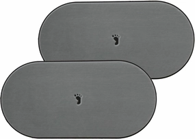 9""X18"" Anti-Slip Marine Boat Bench SEAT Pads 2 Pack Gray, Medium, S918G