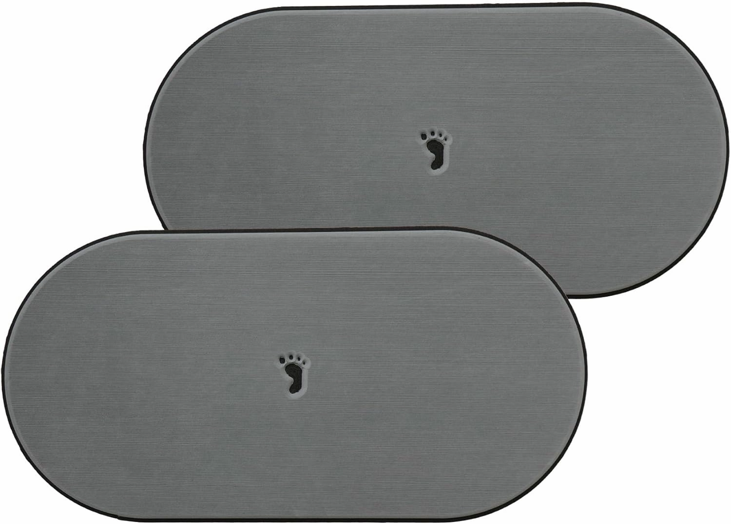 9""X18"" Anti-Slip Marine Boat Bench SEAT Pads 2 Pack Gray, Medium, S918G