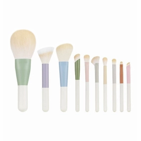 【MB74】10Pcs Soft Mini Portable Travel Makeup Brushes