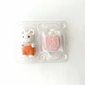 [Used] FLUFFY DREAM COLLECTION BABY SHOPPING SERIES MARSHMALLOW MOUSE Sylvanian Families