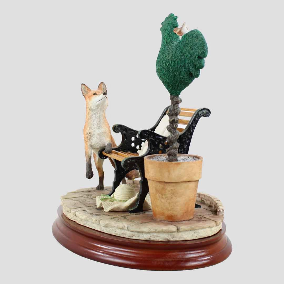 A Safe Perch Border Fine Arts Fox