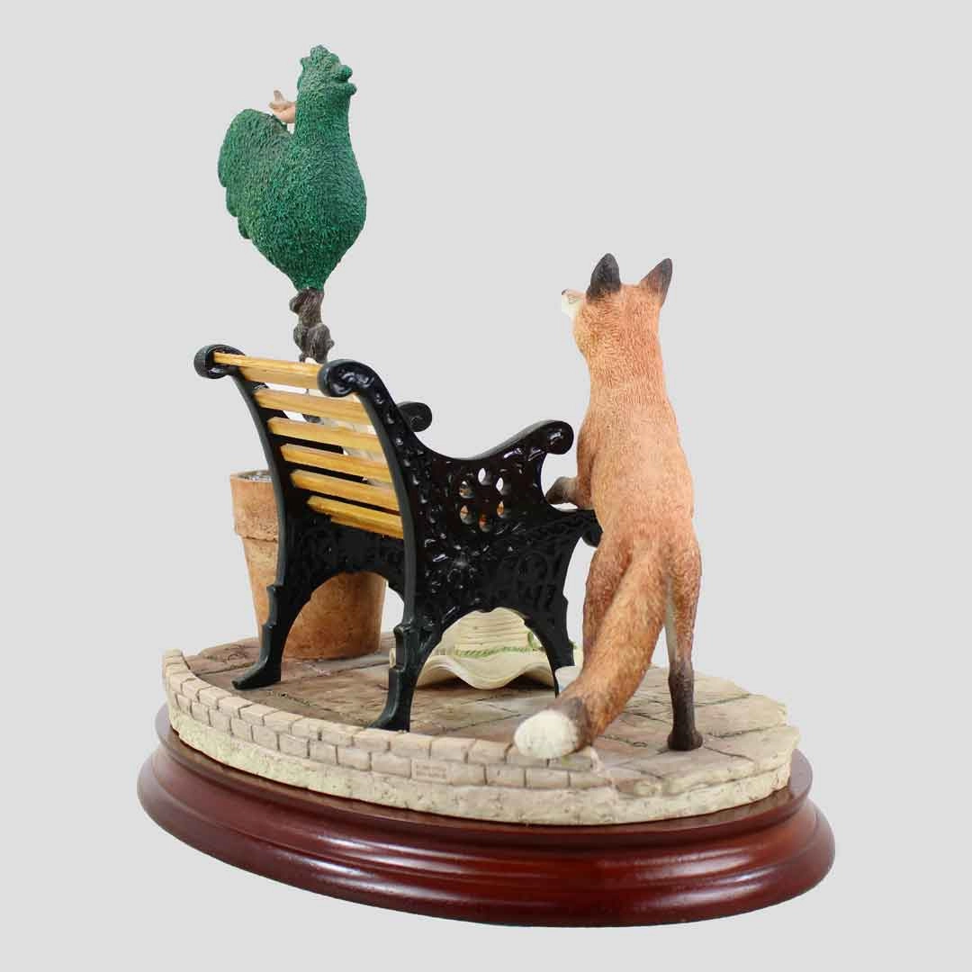 A Safe Perch Border Fine Arts Fox
