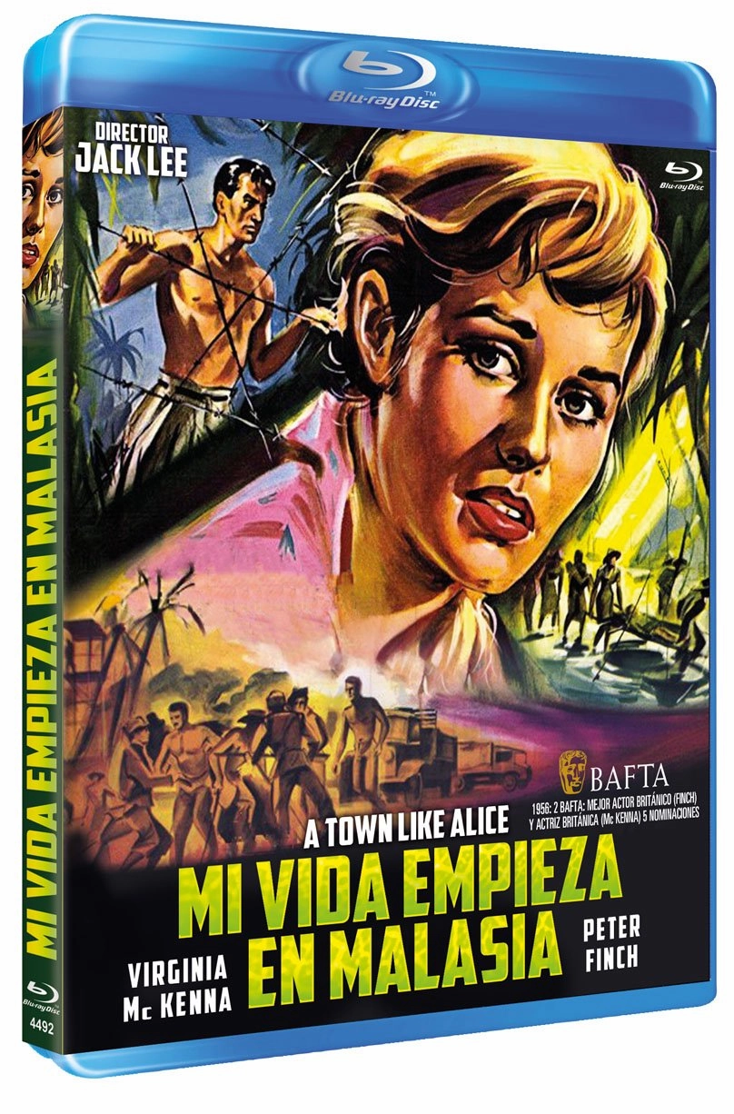 A Town Like Alice (1956) ( Rape of Malaya ) [ Blu-Ray, Reg.A/B/C Import - Spain ]