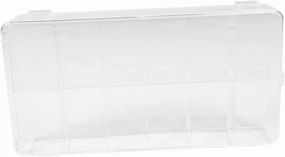 Acrylic Action Figure Display Box Transparent Showcase Holder for Dolls and Collectibles Compartment Desktop Storage Case and Easy to Use for Toy Model Display