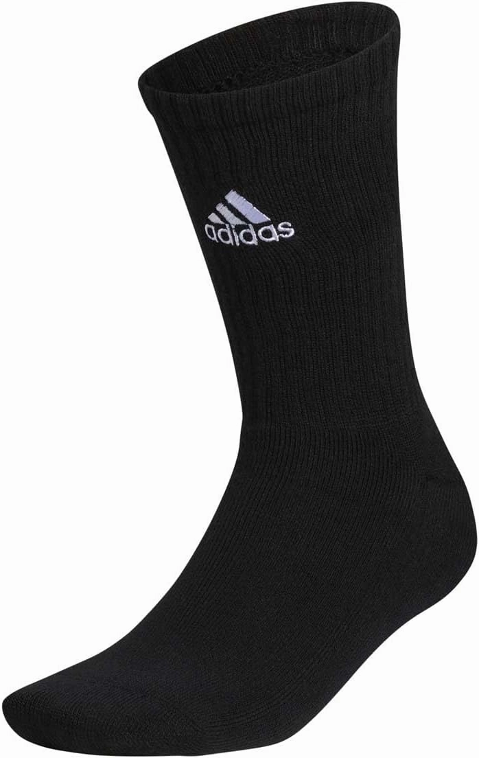 adidas Team 6-Pack Crew Sock Black | White MD