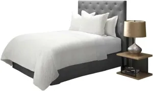 Aico Amini Kristel 5 pc Queen Duvet Set in Natural