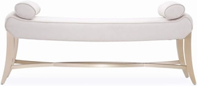 Aico Amini Malibu Crest Bed Bench in Chardonnay