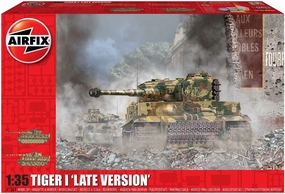 Airfix WWII Tiger-1 Late Version 1:35 Military Tank Plastic Model Kit A1364
