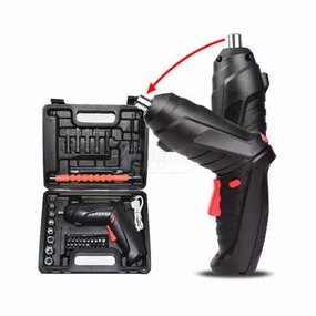 AM5049 Rechargeable Powerful Cordless Screwdriver With Drill Machine 48 Pcs