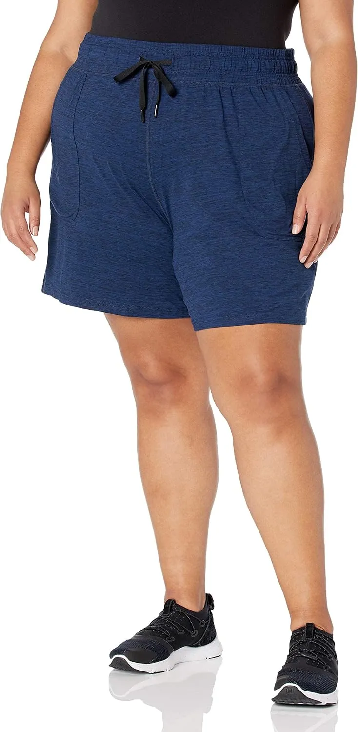Amazon Essentials Women's Brushed Tech Stretch Short - Discontinued Colors