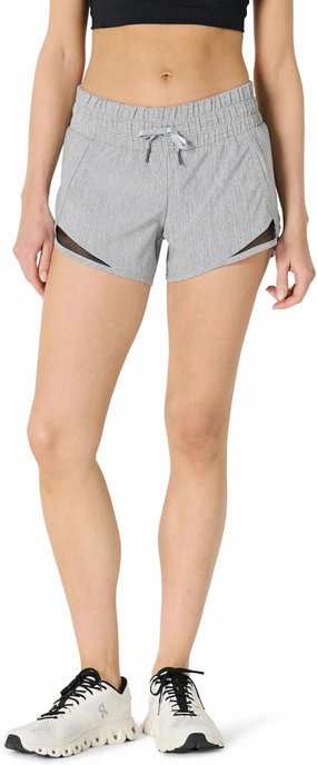Amazon Essentials Women's Regular-Fit Athletic Ruched Waistband Woven Running Short